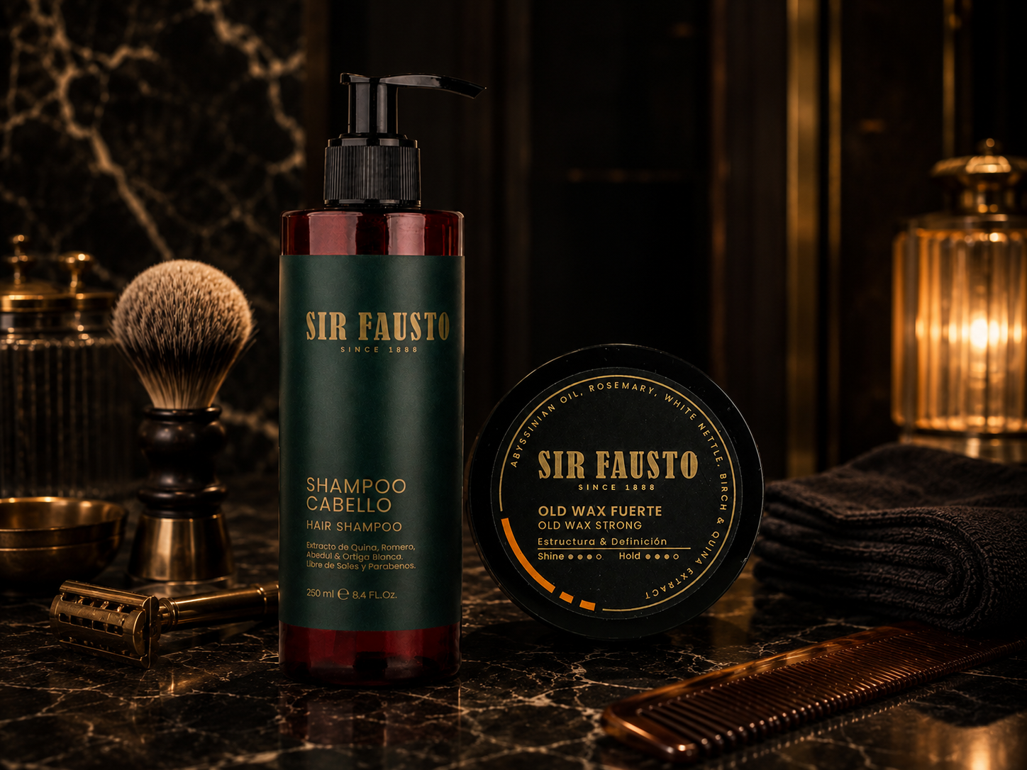 Combo Cabello Diario Shampoo Cabello y Old Wax