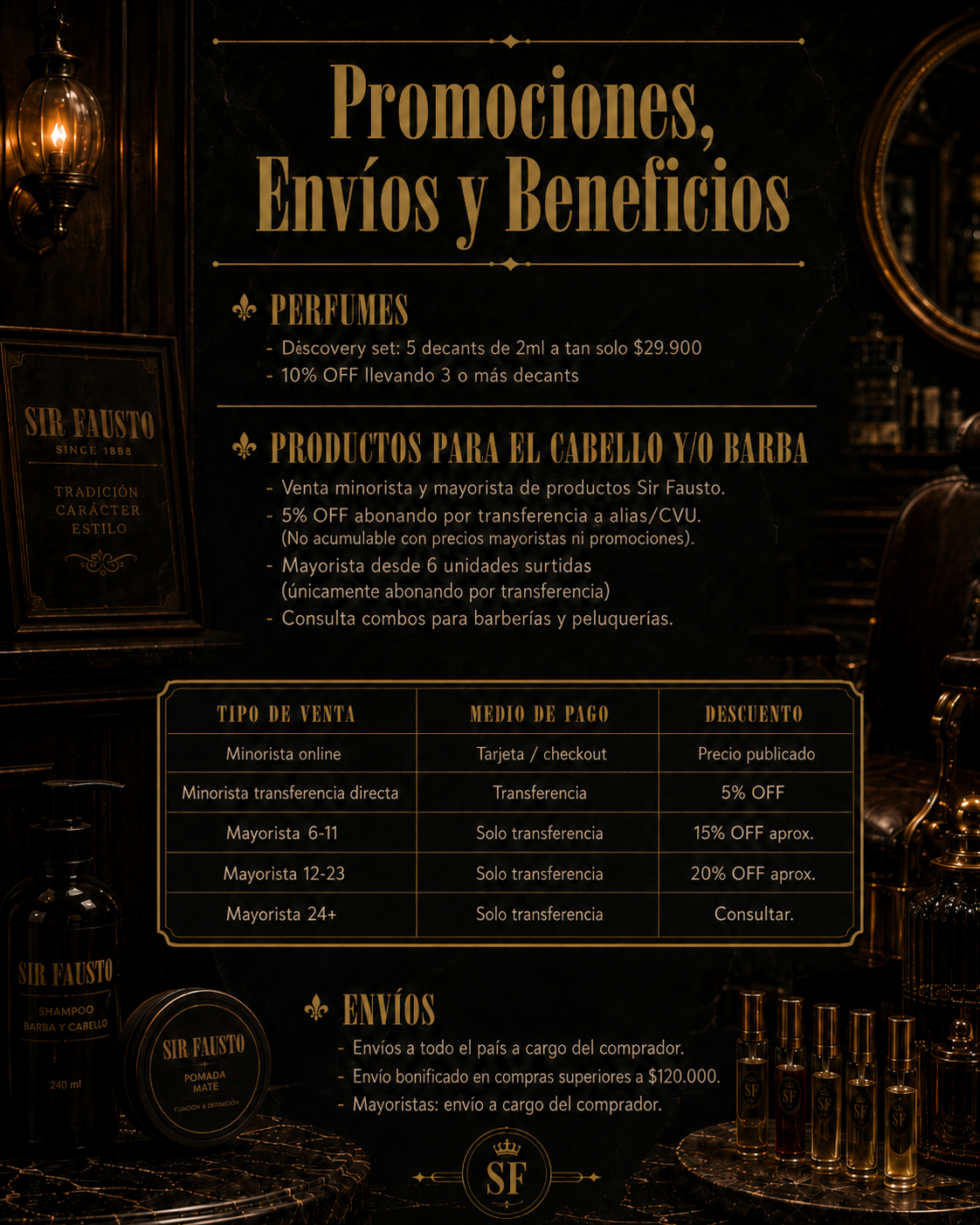 Promociones, envios y beneficios de Tino Shop